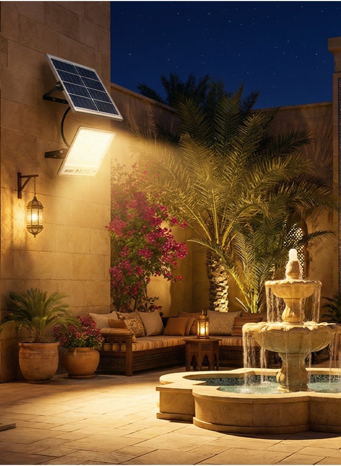 MODI ضوء الفيضانات بالطاقة الشمسية 500 وات IP65 مع جهاز تحكم عن بعد - ضوء أمان خارجي فائق السطوع ومقاوم للماء - Image 5